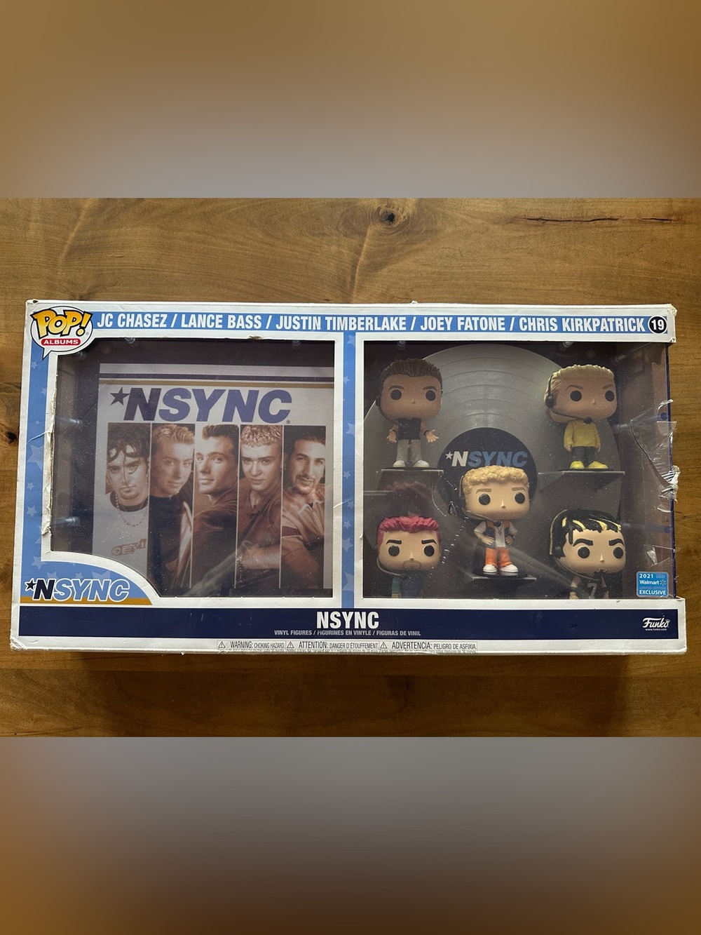 FUNKO POP NSYNC #19 Wal-Mart Exclusive Set with 5 Figures (2021)
